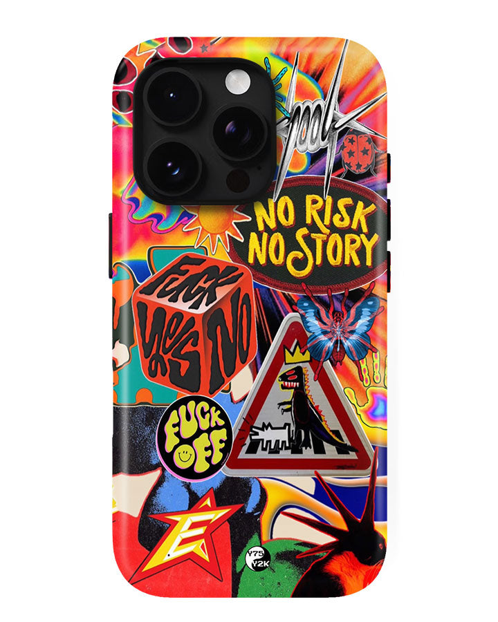 "No Risk No Story" Armoured Case