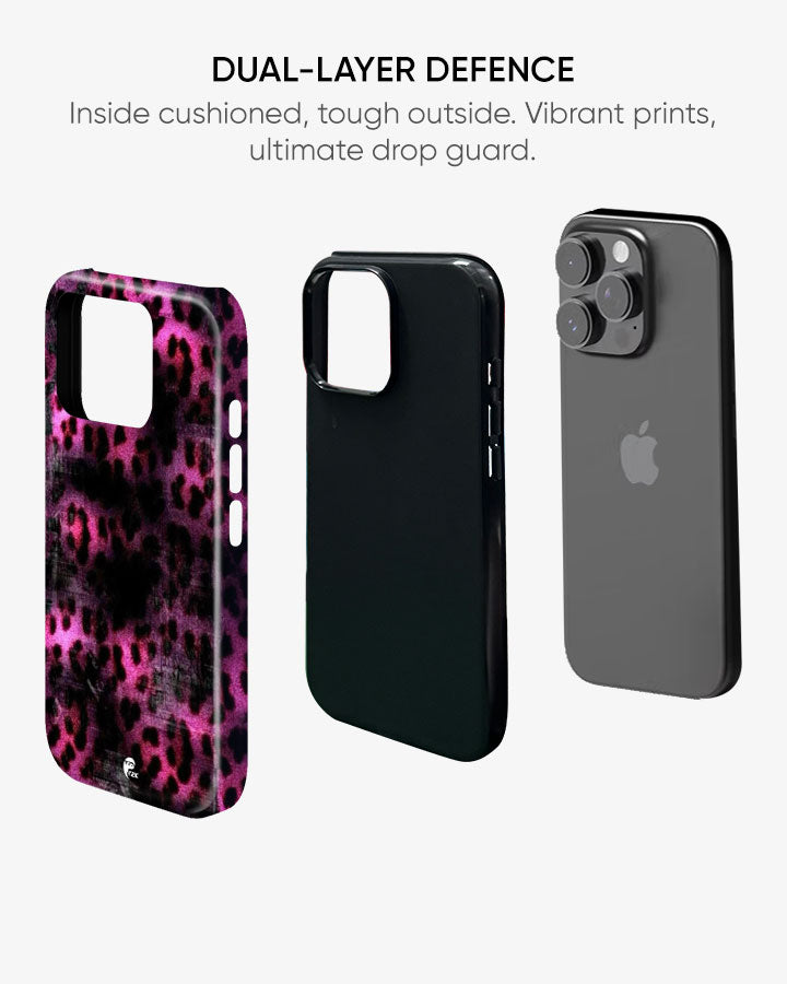"Pink Leopard Y2K" Armoured Case