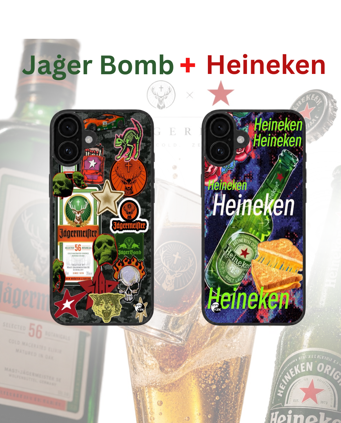 Jagerbomb & Heineken